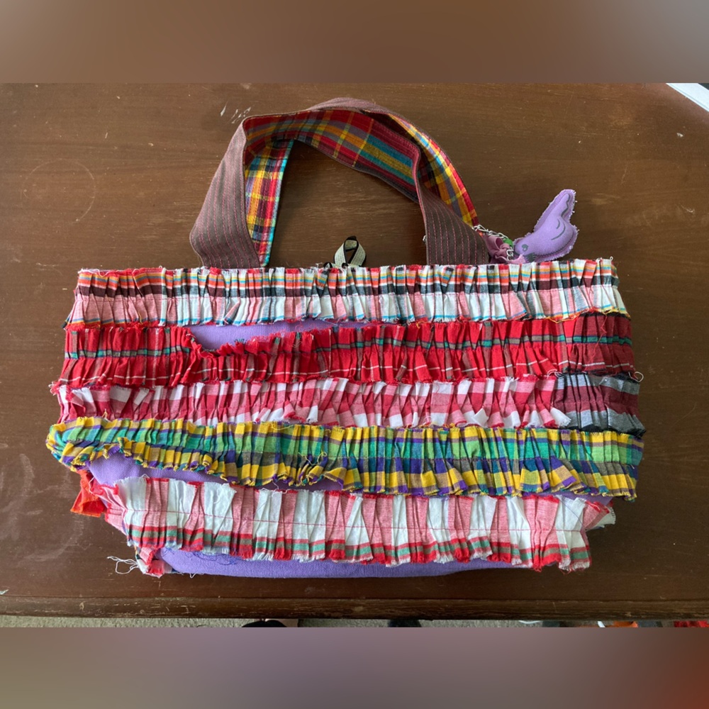 Colorful Striped Women's Bag